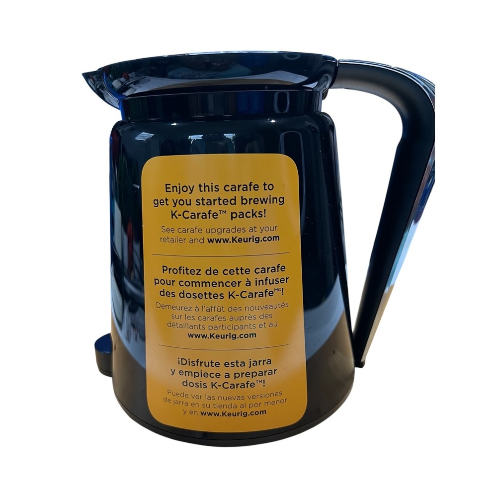 Keurig K-Carafe Replacement Coffee Pot Black Thermal Carafe for 2.0 Brewers